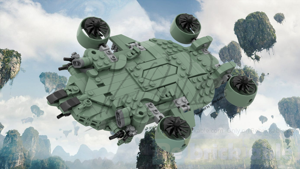 Lego C-21 Dragon Assault Ship (Avatar) - 1:200 Scale