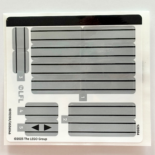 Lego Sticker Sheet for Set 75408-1