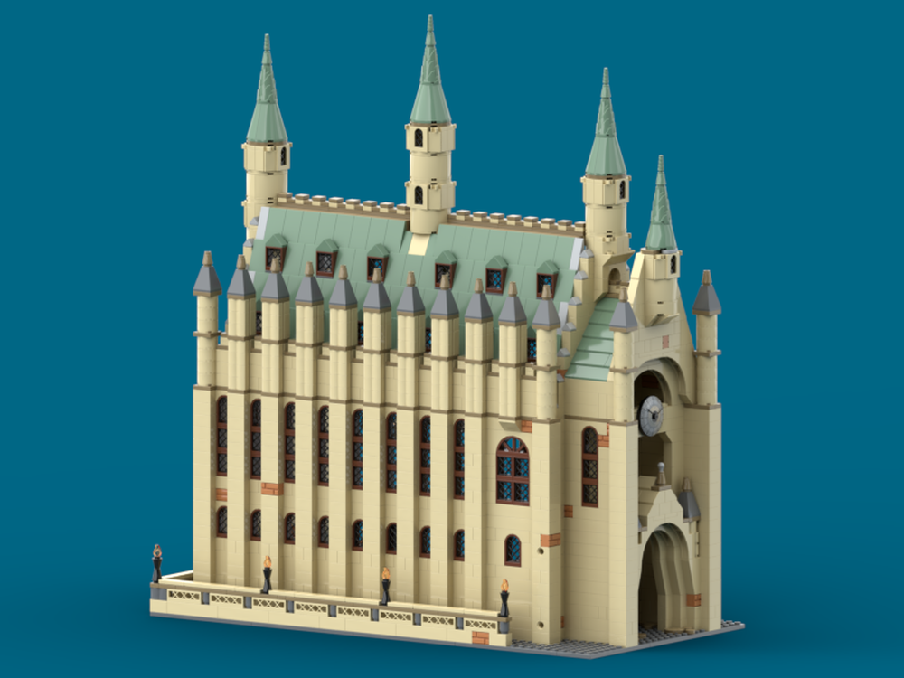 Lego 2021 style Great Hall