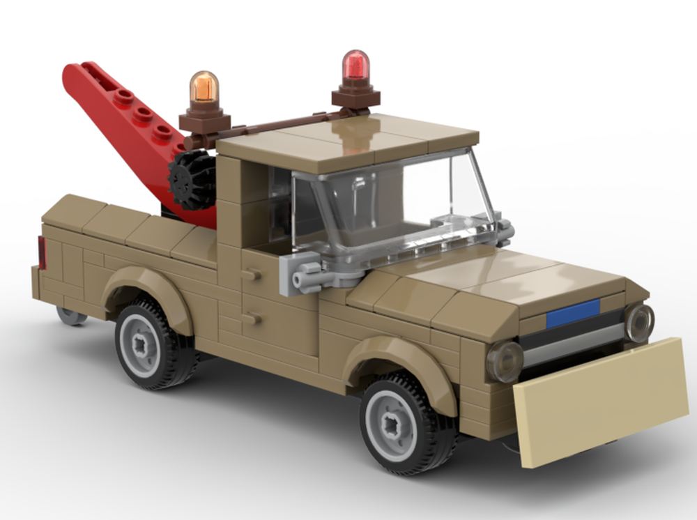 Lego cooter's 1970 chevy c10 tow truck (the dukes of hazzard)