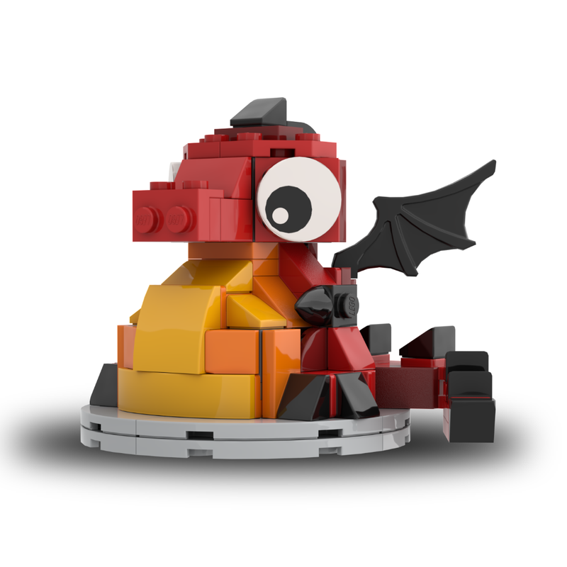 Lego Small Red Dragon