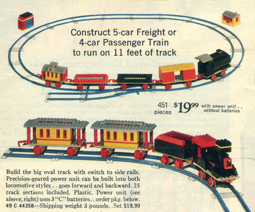 Lego Motorized Freight or Passenger Train (Sears Exclusive)
