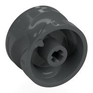 Lego Gear Shifter with Groove, 8 Steps, No Markings / Dark Bluish Gray