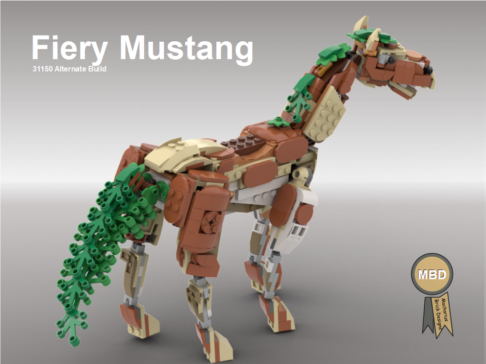 Lego Fiery Mustang, 31150 Alternate Build