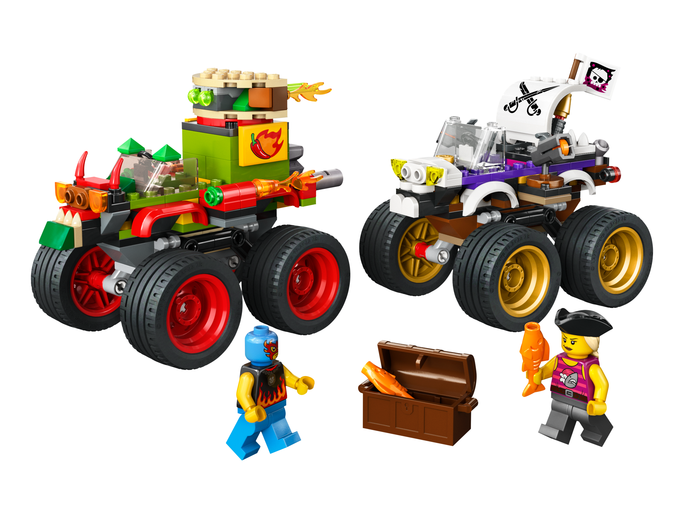 Lego Monster Truck Race