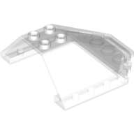 Lego Windscreen 6 x 6 x 2 Canopy / Trans-Clear