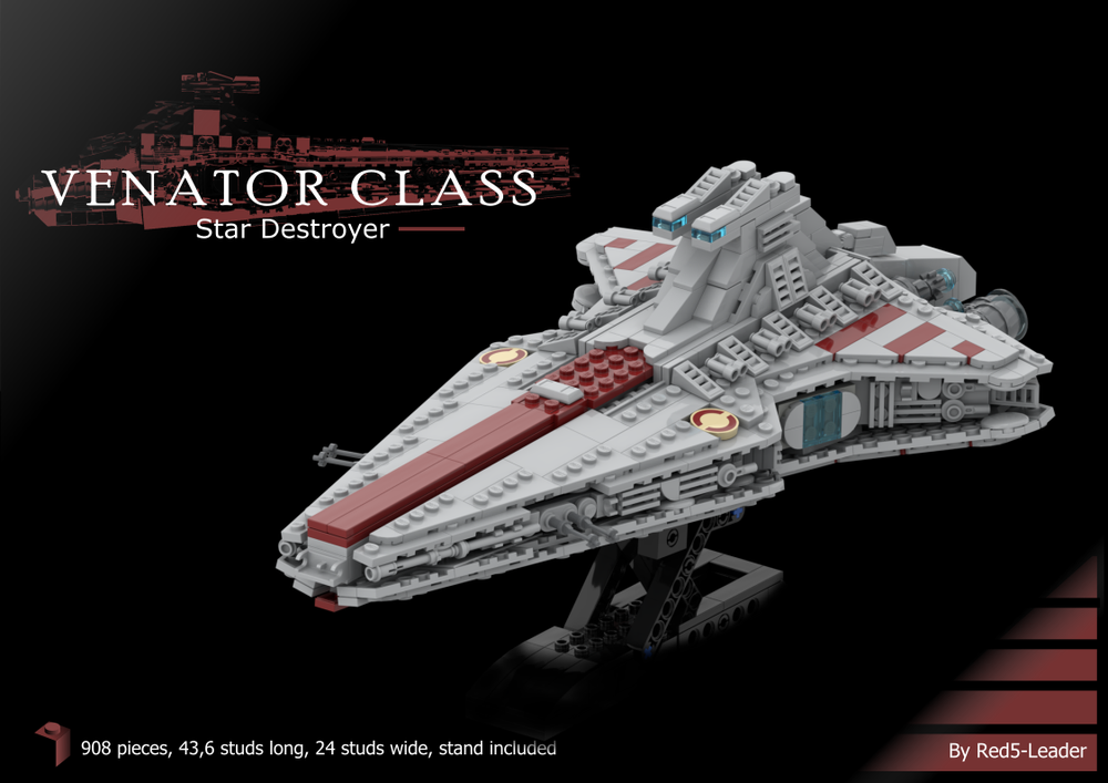 Lego Venator Class Republic attack cruiser