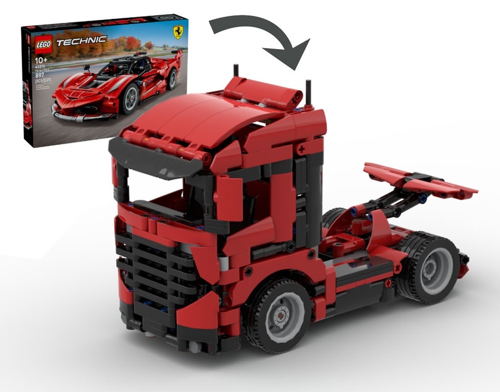 Lego 42212 Scania Racing Truck