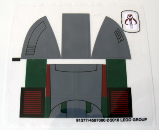 Lego Sticker Sheet for Set 8097-1