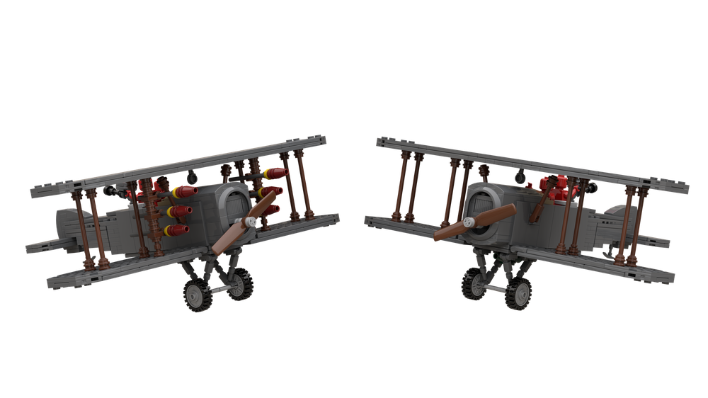 Lego Attack Biplane From Airship Assault (Vauhgray)