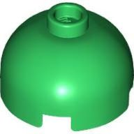 Lego Brick, Round 2 x 2 Dome Top / Green