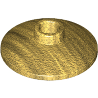 Lego Dish 2 x 2 Inverted [Radar] / Pearl Gold
