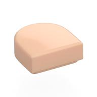 Lego Tile Round 1 x 1 Half Circle / Light Nougat