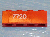 Lego Brick 1 x 4 with White '7720' Pattern (Sticker) - Set 7720