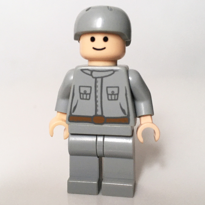 Lego Rebel Technician / Ground Crew, Light Bluish Gray Uniform