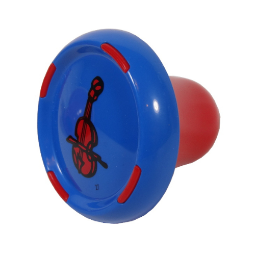 Lego Music Builder Sound Plug with Red Base and Red Violin Print