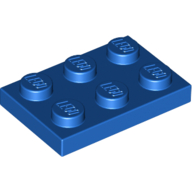 Lego Plate 2 x 3 / Blue