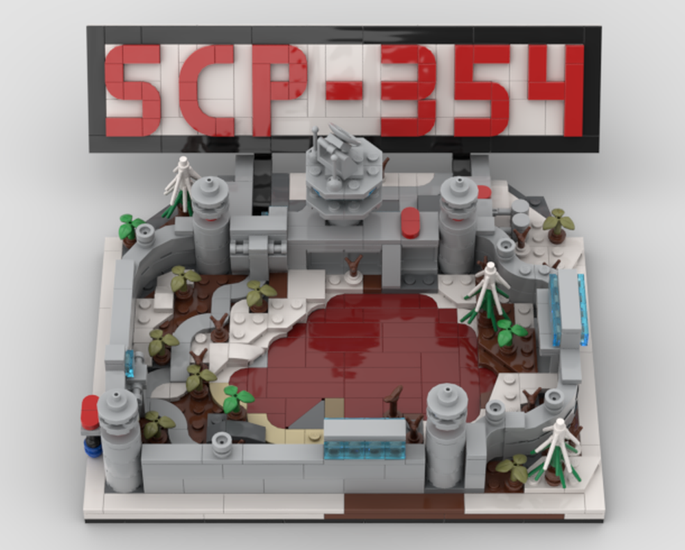 Lego SCP-354 the red Pool