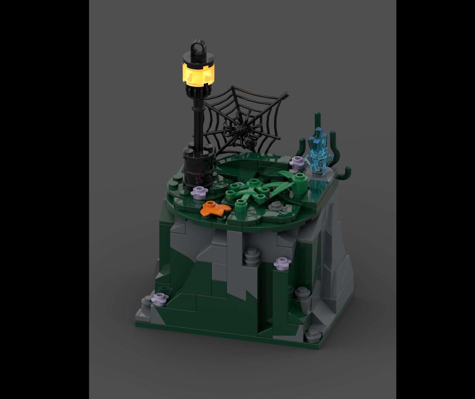 Lego Haunted Garden Mini Diorama