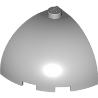 Lego Brick Round Corner 3 x 3 x 2 Dome Top / Light Bluish Gray
