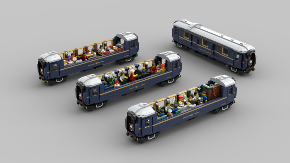 Lego New Orient Express Carriages - Maxime d’Angeac’