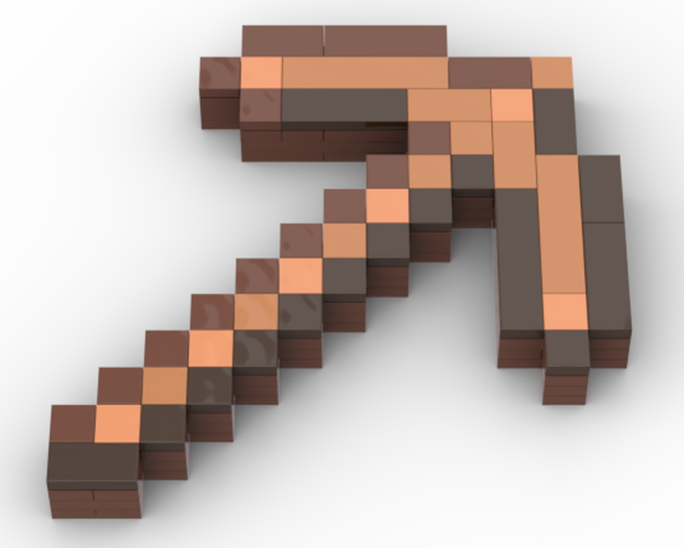 Lego Wooden Pickaxe