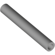 Lego Hose Rigid 3mm D. 3L / 2.4cm / Light Bluish Gray
