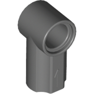 Lego Technic Axle and Pin Connector Angled #1 / Dark Bluish Gray