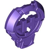 Lego Large Figure Chest Badge with 'H' Hero Factory Logo Design / Dark Purple