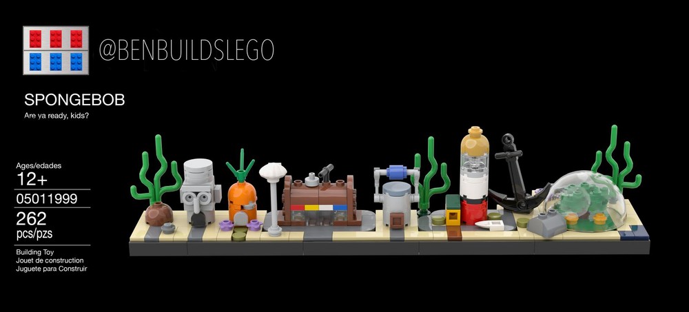 Lego SpongeBob skyline