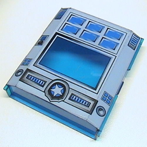 Lego Panel 2 x 8 x 8 with Police Star Print