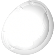 Lego Dome Hemisphere 2 x 2 with Cutout / Trans-Clear