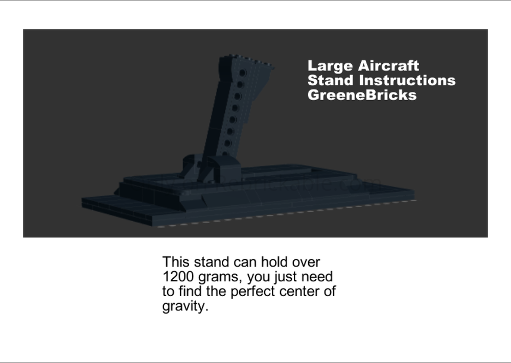 Lego Large Aircraft Stand