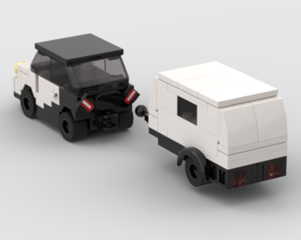 Lego CAR WITH CARAVAN