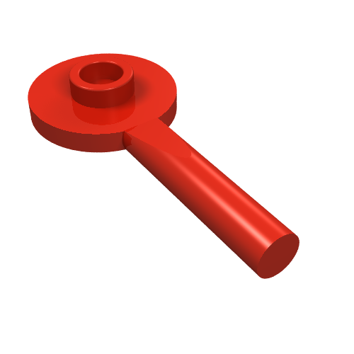Lego Equipment Signal Paddle / Red