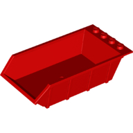 Lego Tipper Bed 4 x 6, Solid Studs / Red