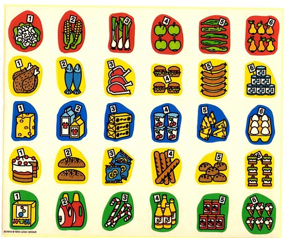 Lego Sticker Sheet 2 for Set 9167-1