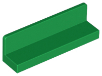 Lego Panel 1 x 4 x 1 / Green