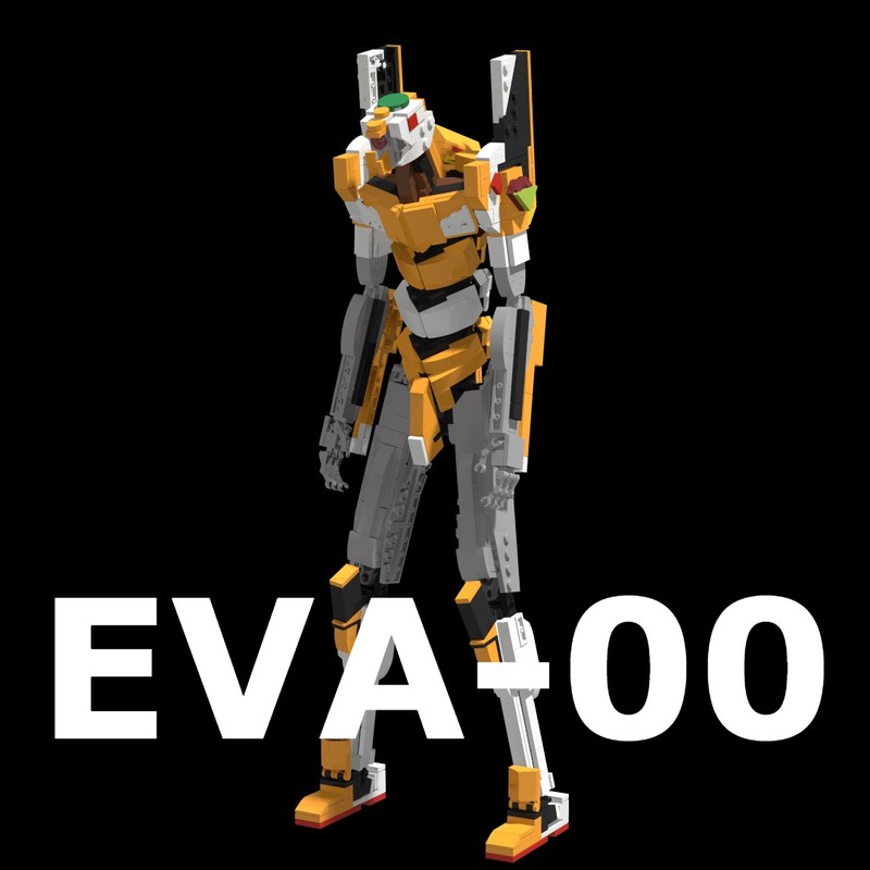 Lego Evangelion Unit 00 (rebuild of evangelion)