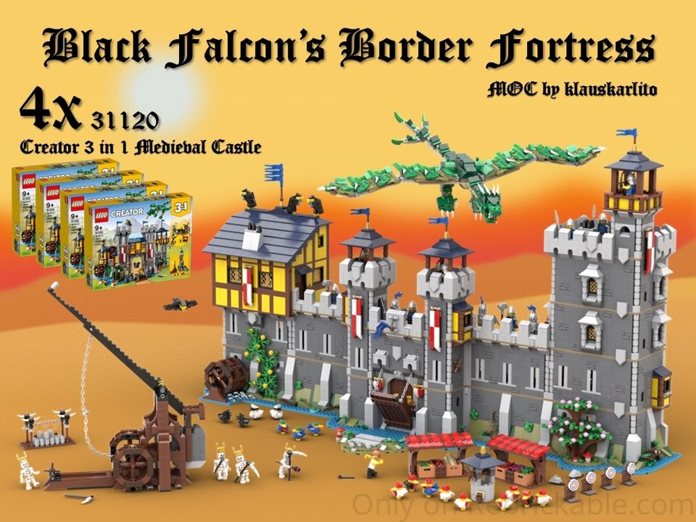 Lego Black Falcon’s Border Fortress (4x 31120)