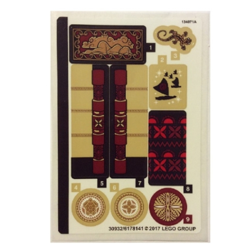 Lego Sticker Sheet for Set 41149-1