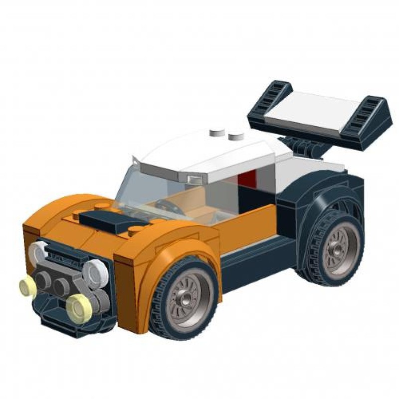 Lego #60146 mod- speedchampions rally car