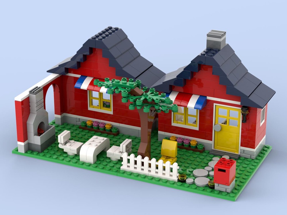 Lego 376 House with Garden RELOADED