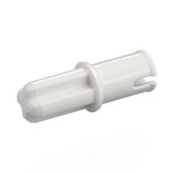 Lego Technic Axle Pin without Friction Ridges Lengthwise / White