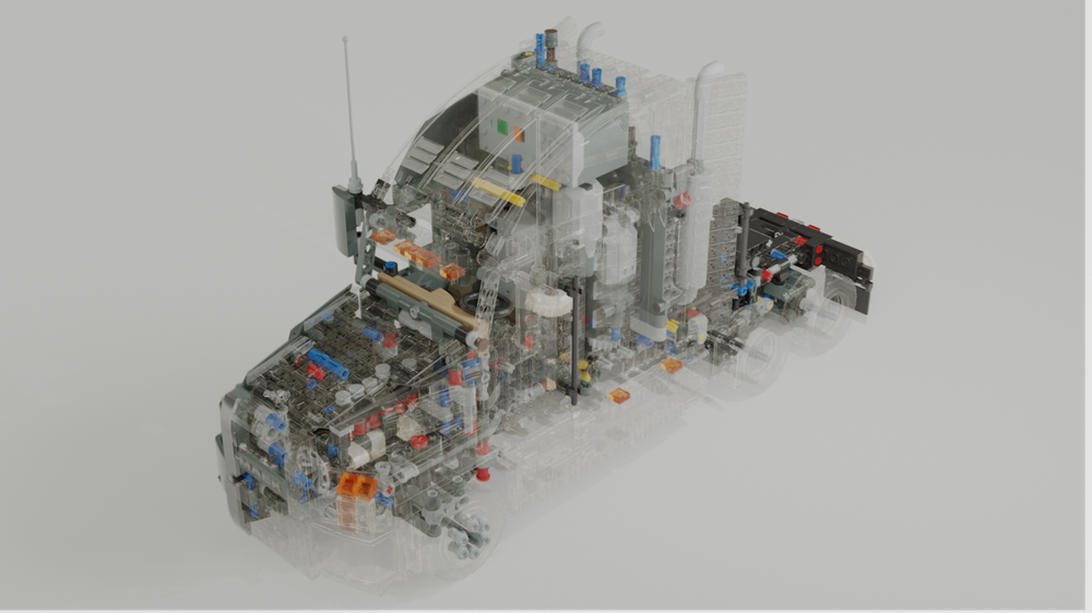 Lego 42078 SBrick RC + Suspension + Powered Coupling