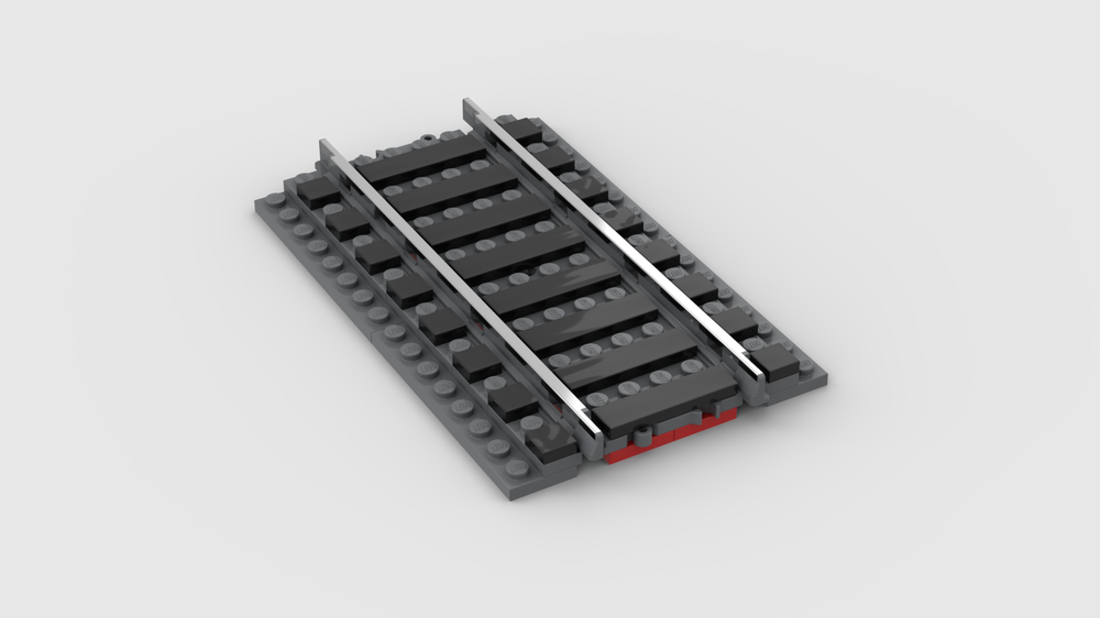 Lego Ballasted Straight Track