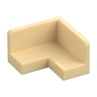 Lego Panel 2 x 2 x 1 Corner / Tan