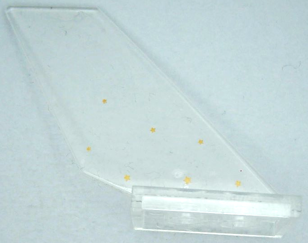 Lego Tail Shuttle with Gold Stars Pattern Model Right Side (Sticker) - Set 41239