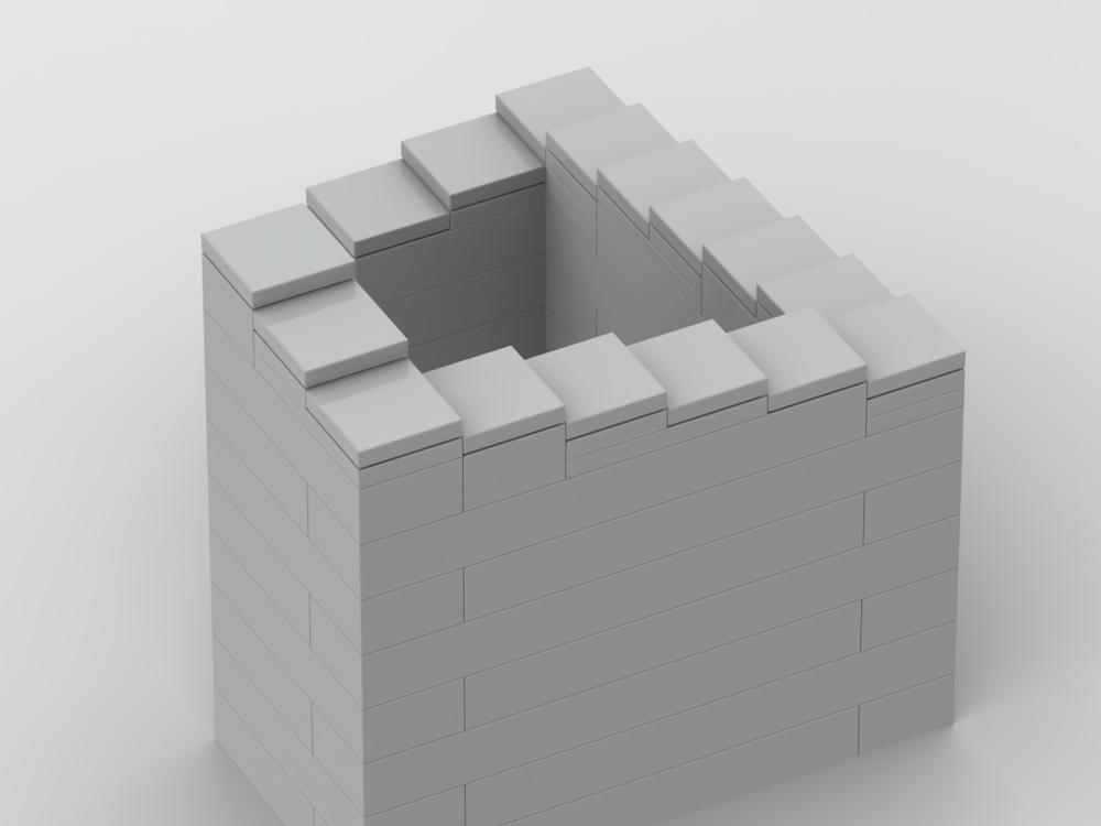 Lego Endless Stairs (2 version)