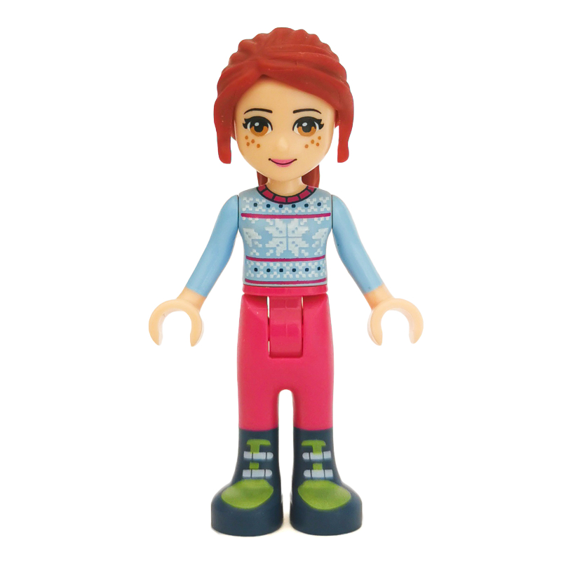 Lego Mia - Bright Light Blue Sweater, Magenta Trousers